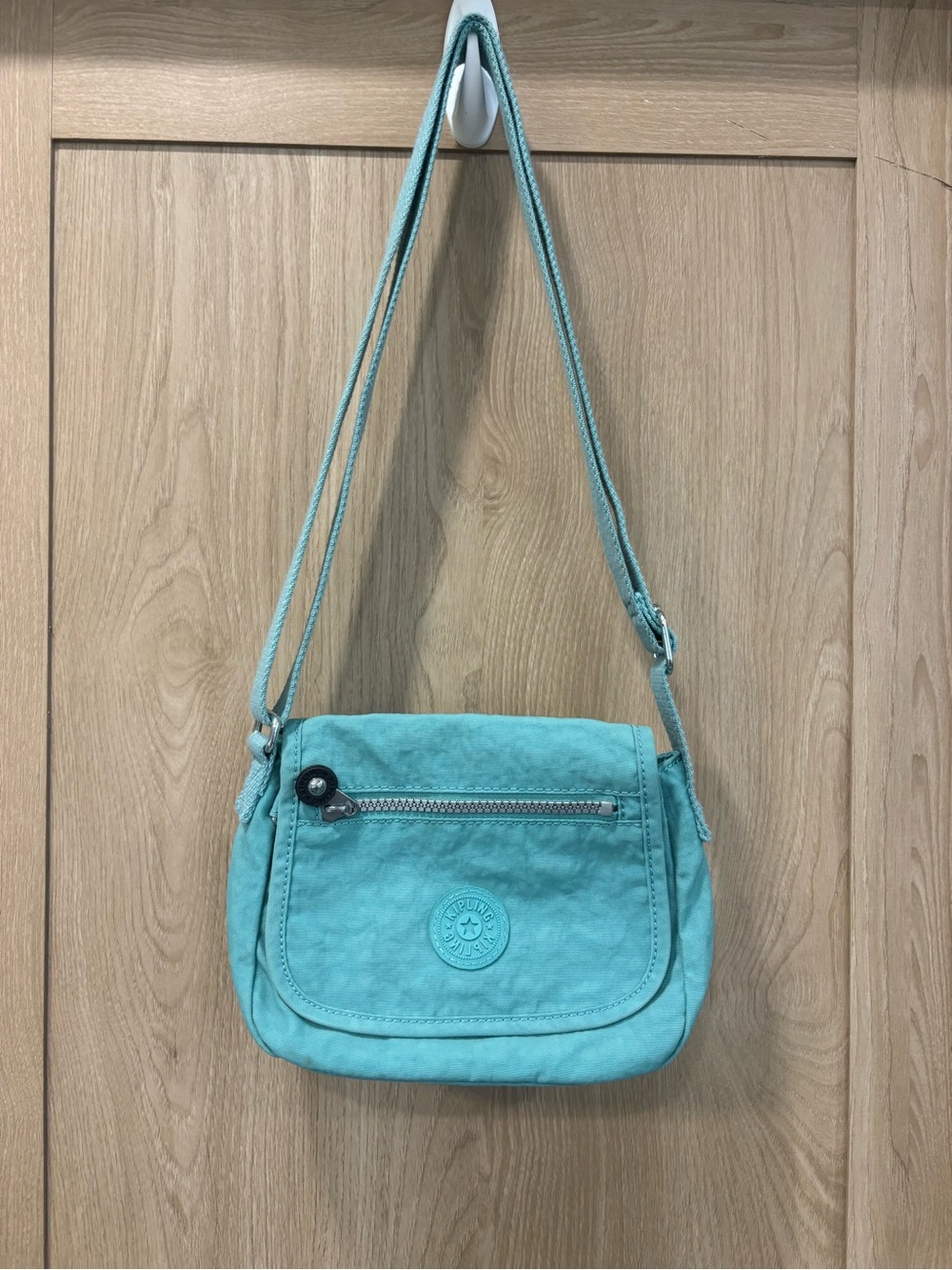 Kipling Sabian Crossbody Bag Purse Teal